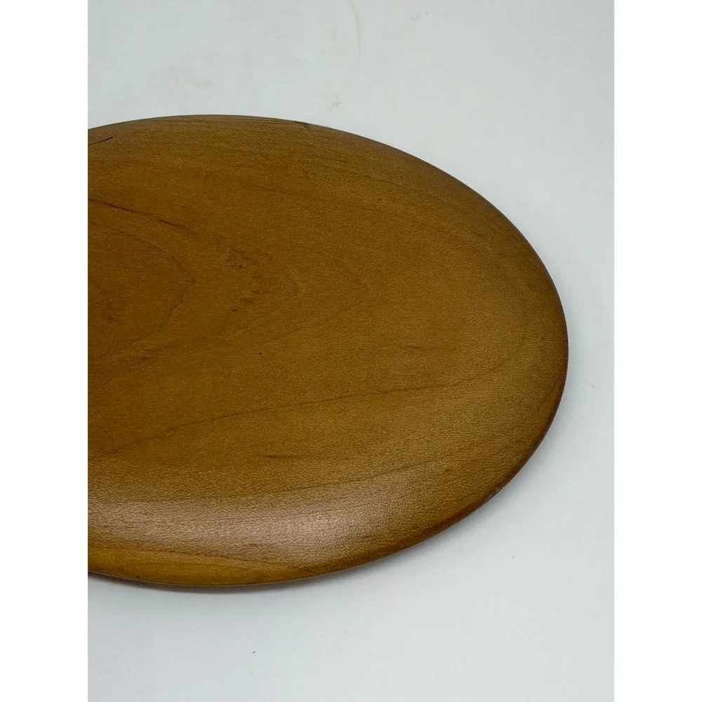 Longaberger Basket Replacement Lid Brown Wood Oval WoodCrafts Dresden Ohio USA